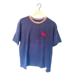 VANS Navy Short Sleeve / Medium / Great Fabric!